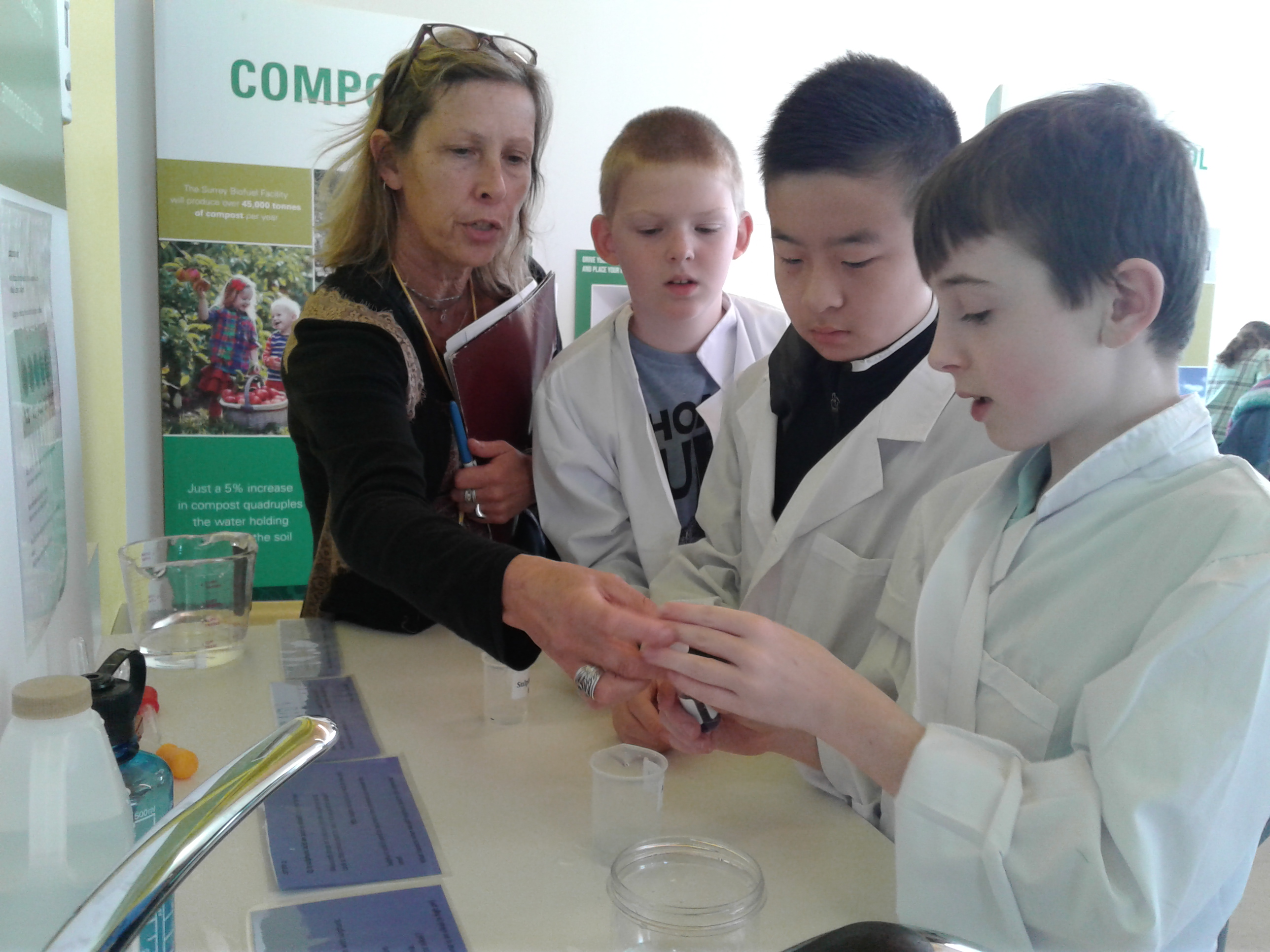Hands-on learning at a biofuel facility
