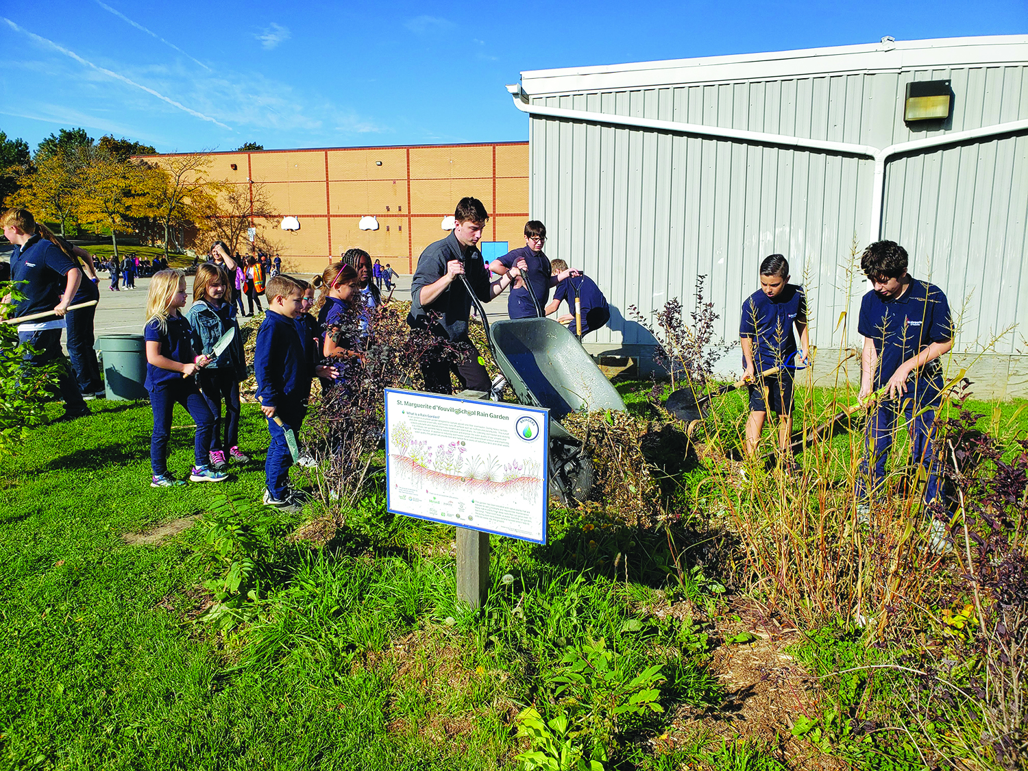 All-school community garden