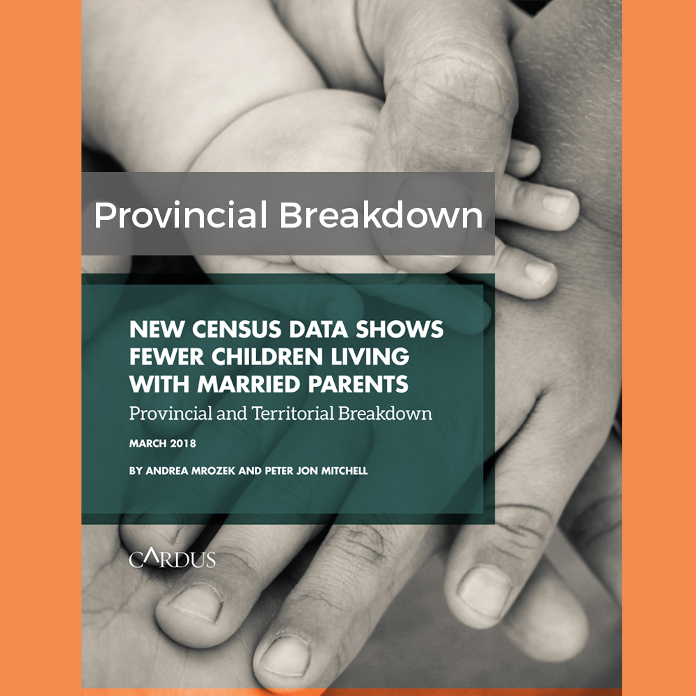 New Census Data Shows Fewer Children Living With Married Parents: Provincial and Territorial Breakdown