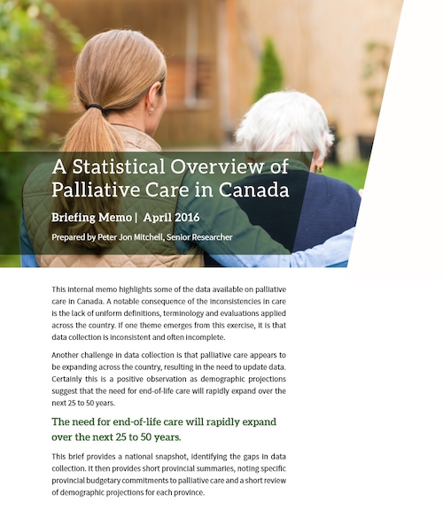 A Statistical Overview of Palliative Care in Canada