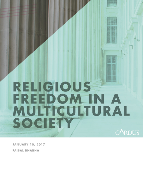 Religious Freedom in a Multicultural Society