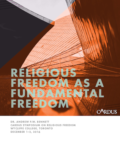 Religious Freedom as a Fundamental Freedom