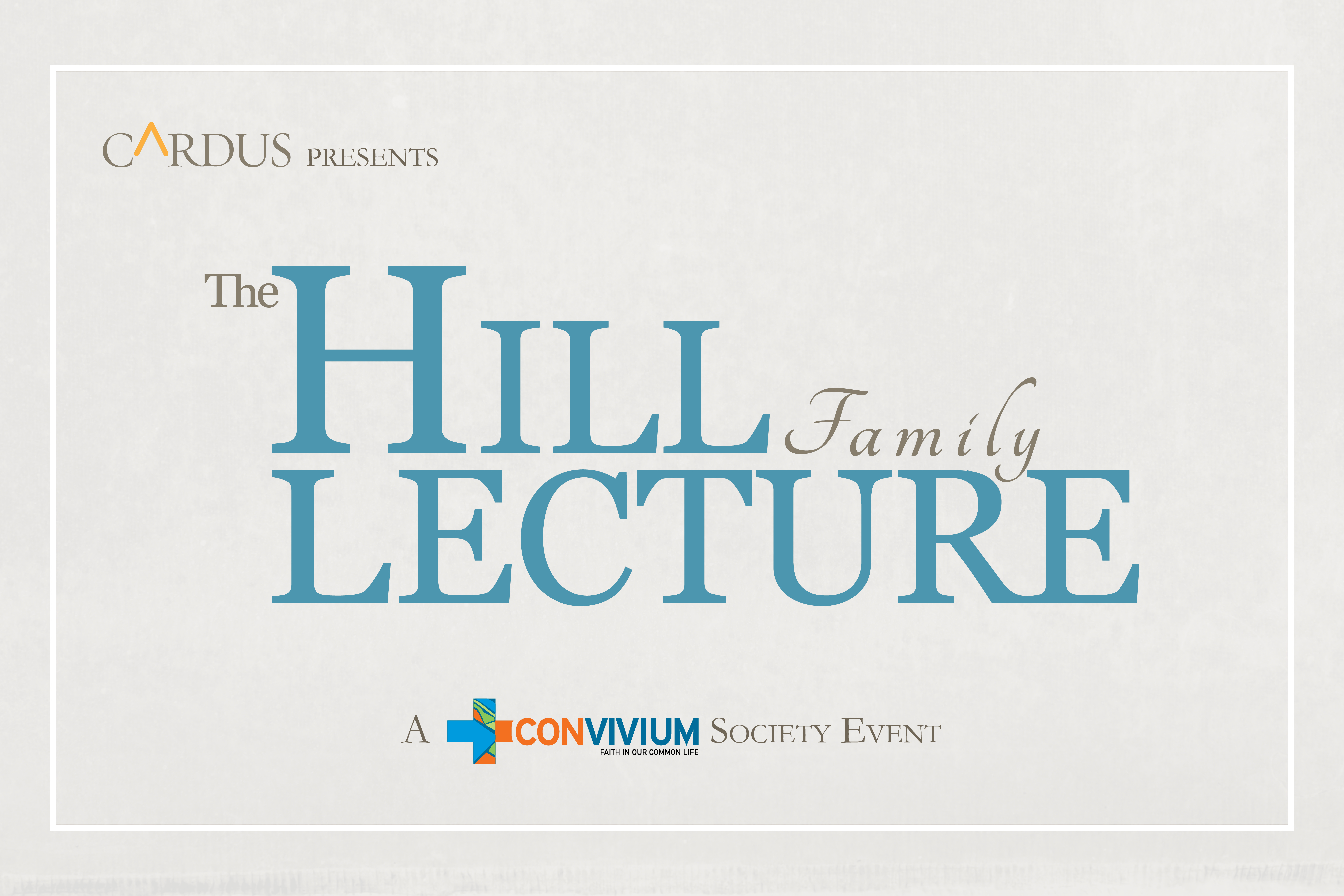 2012 Hill Lecture