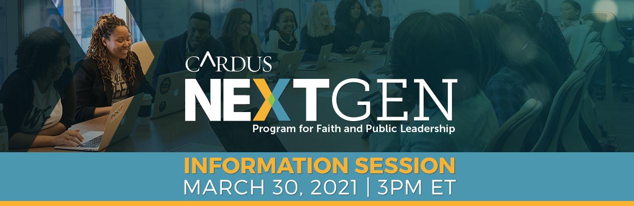 Cardus NextGEN Program: Information Session