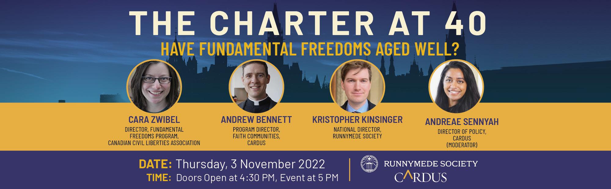 Charter at 40 (Co-hosted with Runnymede Society)