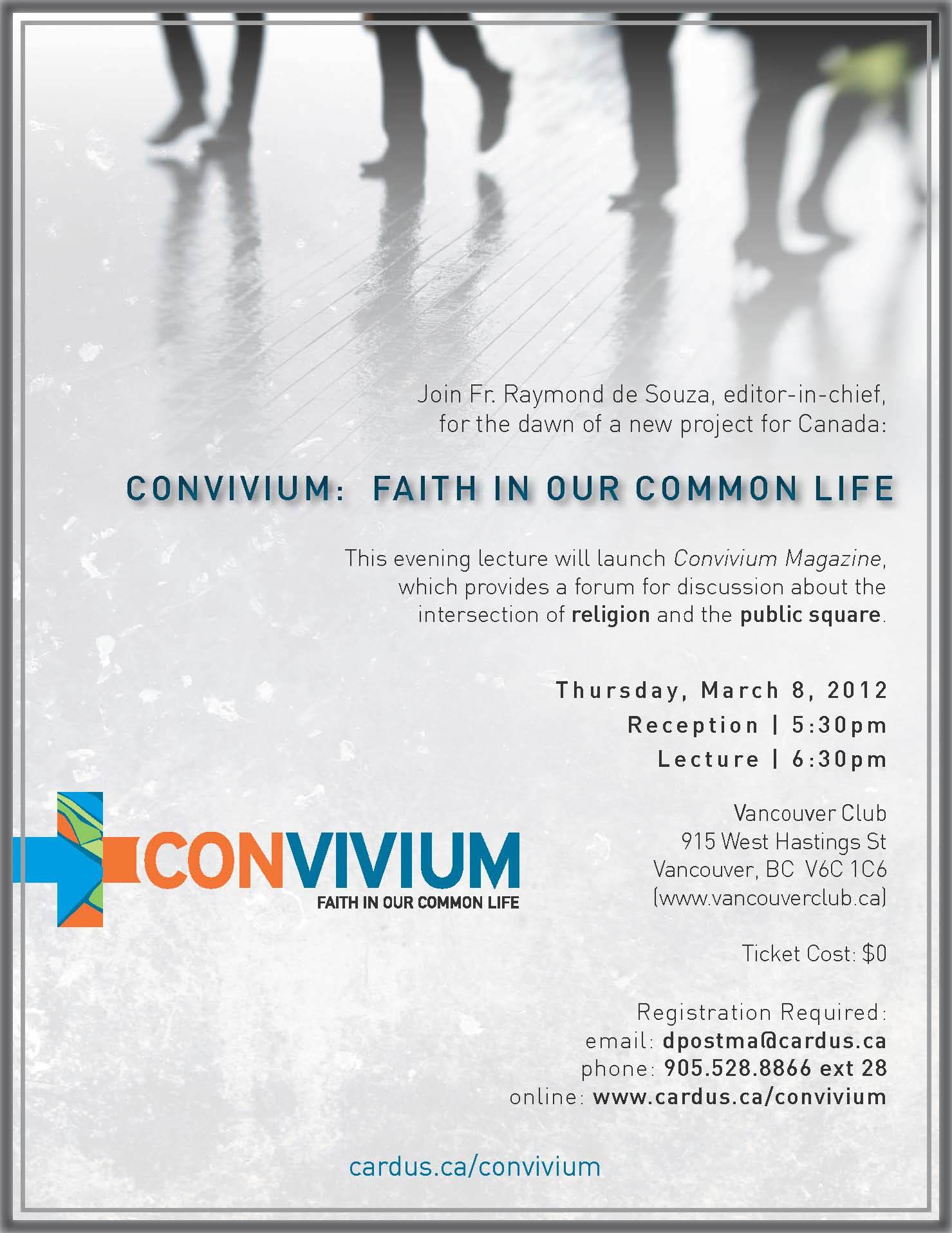 Vancouver Convivium Launch